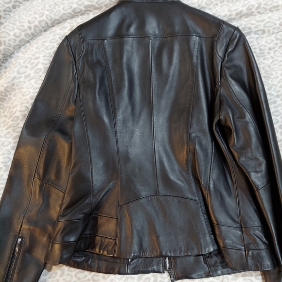 Wilsons Julia Leather Scuba Jacket - Picture 13 of 16